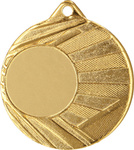 Medal 50mm złoty z miejscem na emblemat ME006