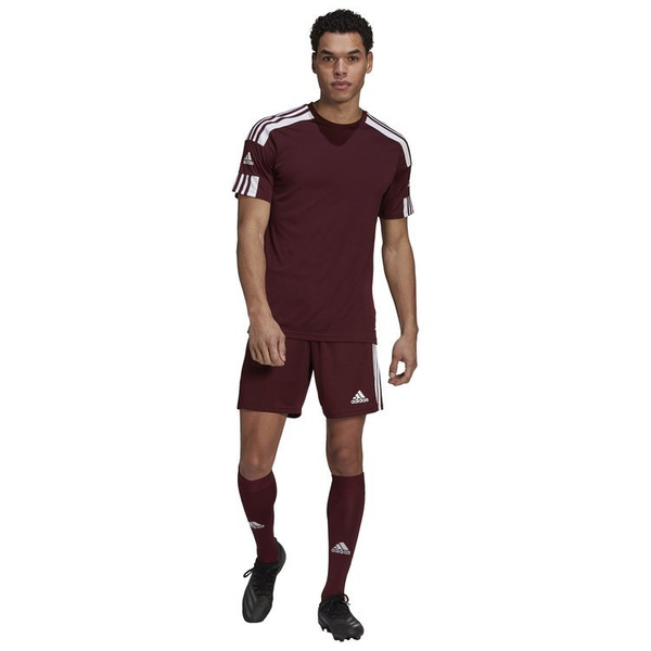Koszulka męska adidas Squadra 21 Jersey bordowa piłkarska, sportowa