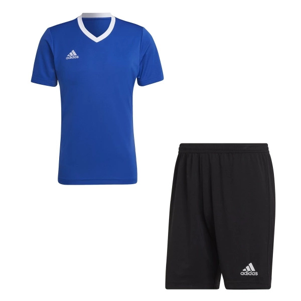 Komplet sportowy adidas Entrada 22 niebieski/czarny HG6283/H57504