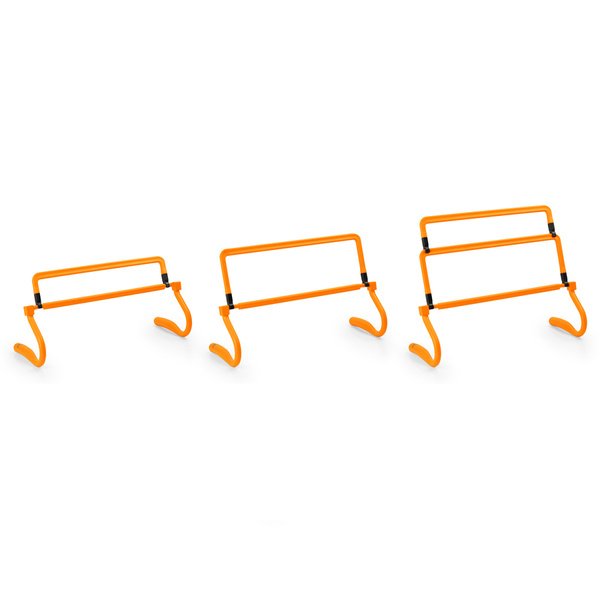 Płotek treningowy składany, regulowana wysokość VTH-COLP O pomarańczowy
