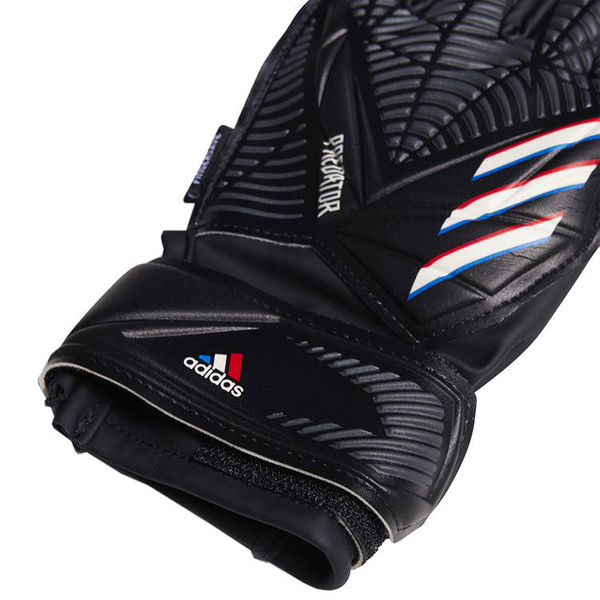 Rękawice bramkarskie adidas Predator Match Fingersave Junior czarne H62437