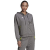 Bluza damska adidas Condivo 22 Full Zip szaro-limonkowa HD2307