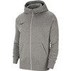 Bluza dla dzieci Nike Park 20 Fleece Full-Zip Hoodie jasnoszara CW6891 063