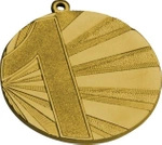 Medal numerowany złoty 70mm MMC7071 - PAKIET 25 SZT.