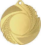 Medal złoty 50mm z miejscem na emblemat MMC5010