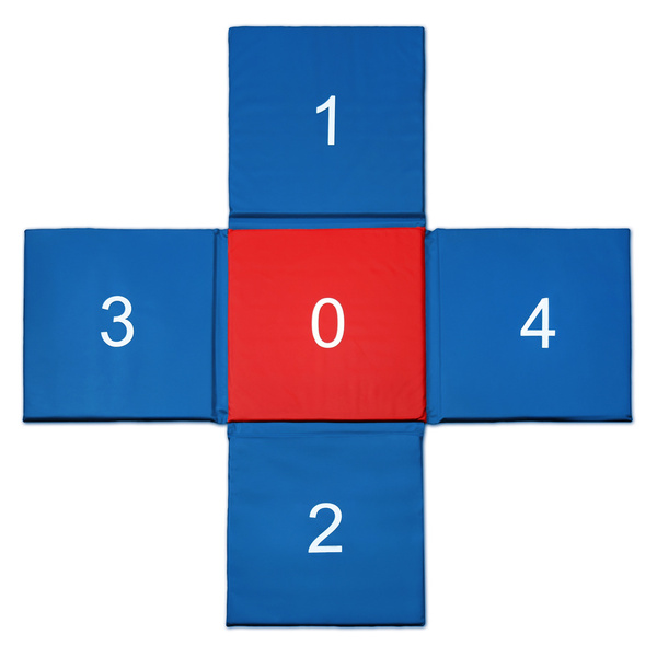 Mata CROSS 150x150x2 cm składana SMJ sport MC-02