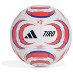 Piłka nożna adidas Tiro League biało-czerwona 350g JW1525