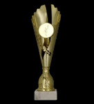 Puchar plastikowy złoty H-39,5cm 7244A