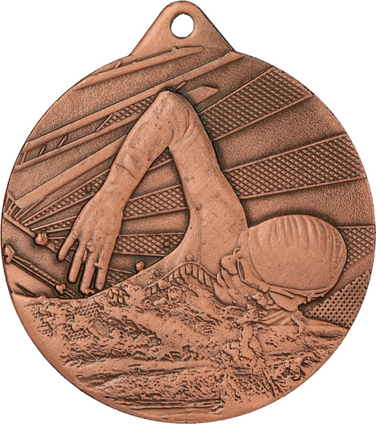 Medal 50mm brązowy - pływanie ME003