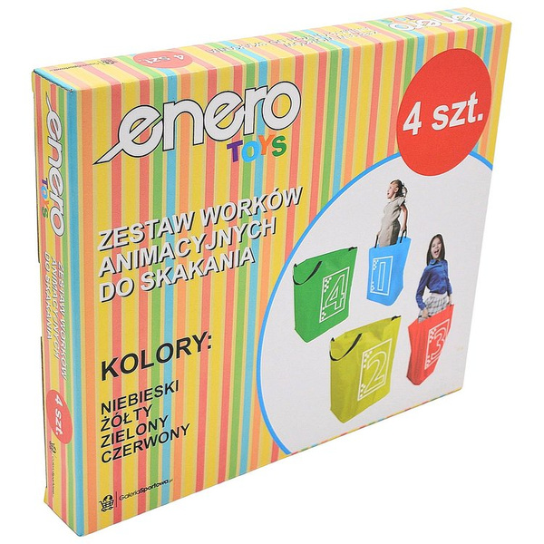 Komplet worków do skakania 4szt rożne kolory