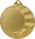 Medal 40mm złoty z miejscem na emblemat ME0040