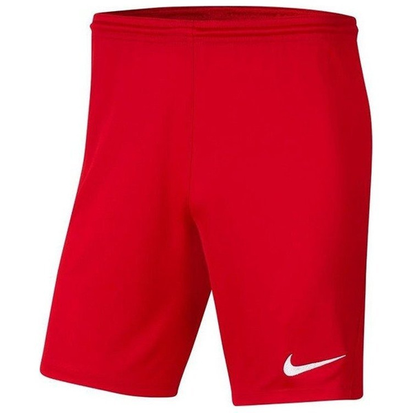 Spodenki męskie sportowe Nike Dri-FIT Park III czerwone poliestrowe