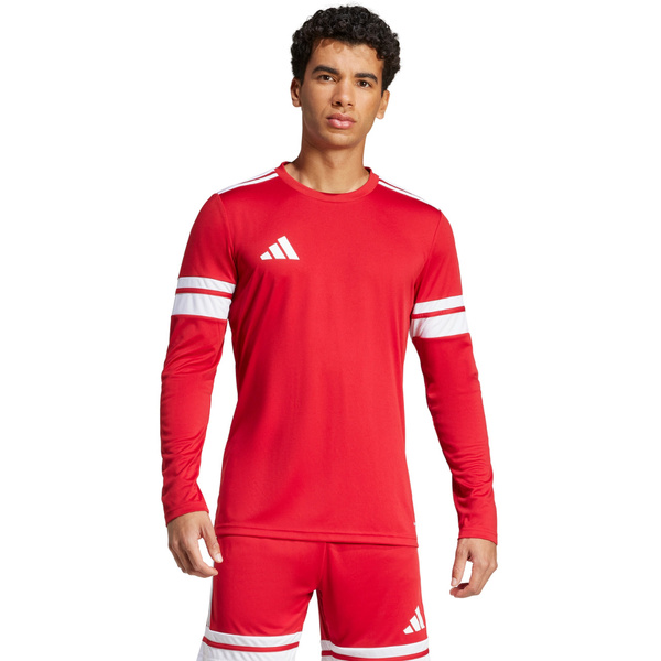 Koszulka męska adidas Squadra 25 Long Sleeve Jersey czerwona JE5297