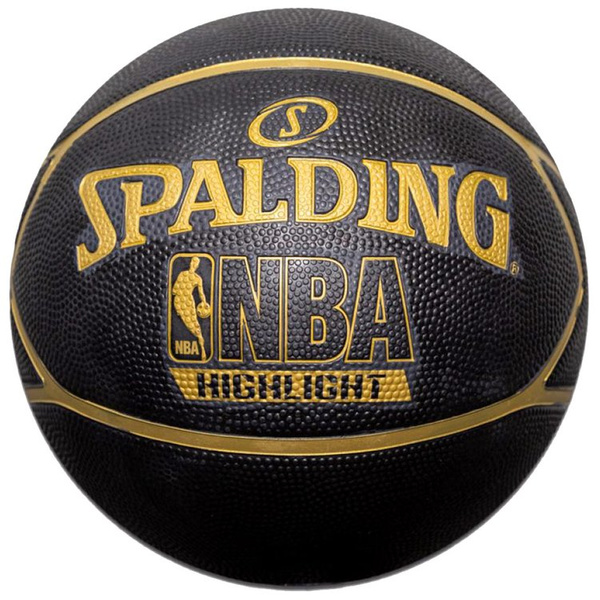 Piłka do koszykówki Spalding Highlight Gold czarno-złota 83194Z