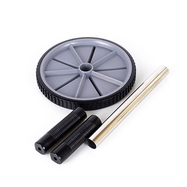 Kółko do ćwiczeń Profit czarno-szare DK 3216  