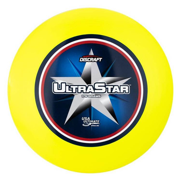 Dysk Frisbee Discraft 175 g SuperColor UltraStar żółty