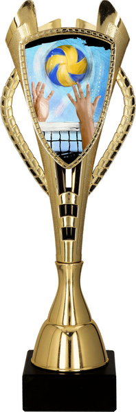 Puchar Tryumf 7243A plastikowy złoty Siatkówka