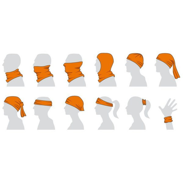 Komin ocieplacz na szyję unisex Brubeck czarny wełniany