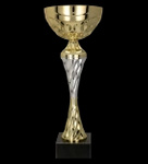 Puchar metalowy złoto-srebrny - PAJA H-26cm, R-100mm 8233D