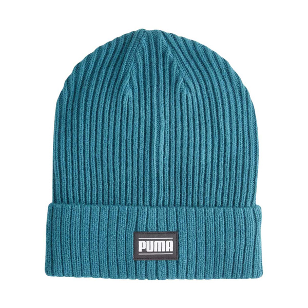 Czapka Puma Classic Cuff Beanie turkusowa 024038 11