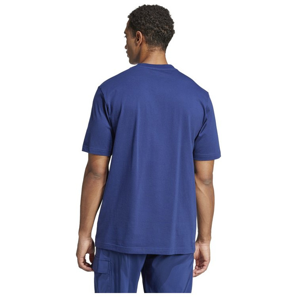 Koszulka męska adidas ESSENTIALS granatowa bawełniana