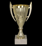 Puchar plastikowy złoty - RITA H-15cm, R-60mm 8300F