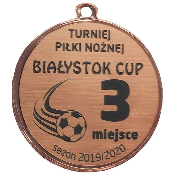 Nadruk Laminat na medal dedykacja 25mm