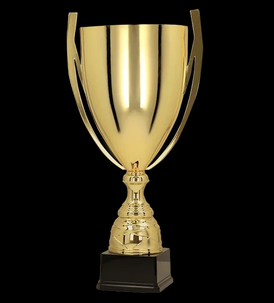 Puchar metalowy złoty BASTER 62cm 1057C