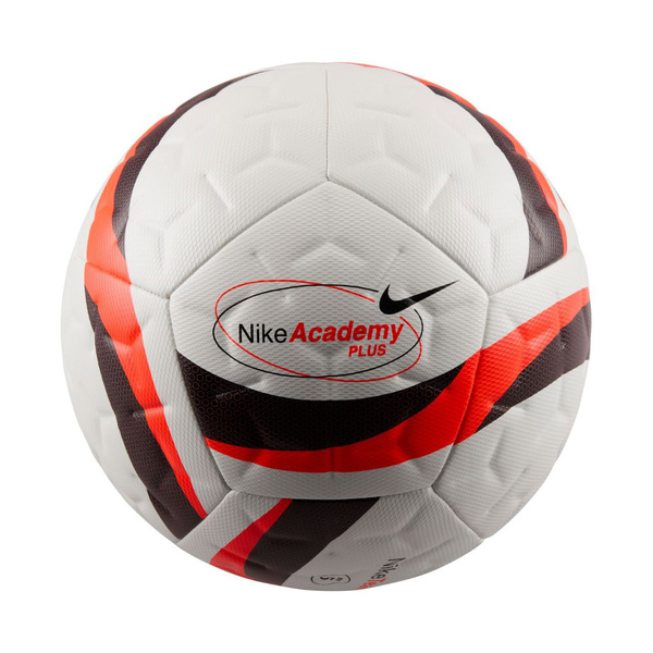 Piłka nożna Nike Academy Plus biało-pomarańczowo-czarna HV6261 100