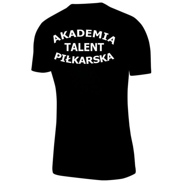 Koszulka męska Nike Dri-FIT Park VII czerwona z nadrukiem Akademii Piłkarskiej Talent Slim-Fit