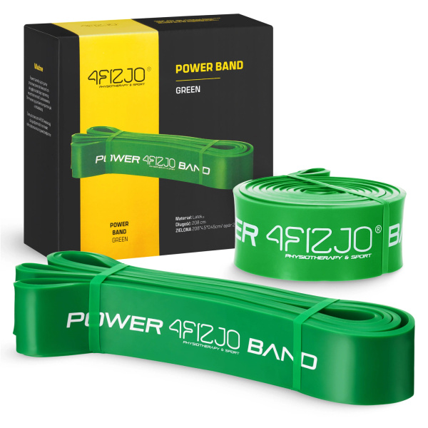Guma oporowa Power Band 27-36kg zielona