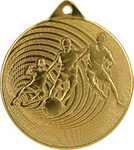 Medal złoty- piłka nożna - medal stalowy