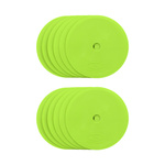 Znaczniki pola płaskie okrągłe Smj 12 szt. zielone ZPO-G