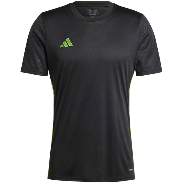 Koszulka męska adidas Tabela 23 Jersey czarno-limonkowa JI8825