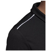 Koszulka damska polo adidas Core 18 Climalite czarna poliestrowa