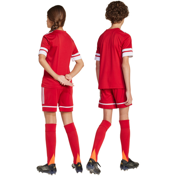 Spodenki dla dzieci adidas Squadra 25 czerwone JN5456