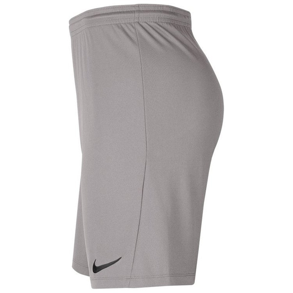 Spodenki dziecięce Nike Dri-FIT Park III szare poliestrowe