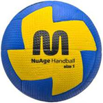 Piłka ręczna Meteor Nuage Junior 1 niebiesko-żółta 10091