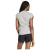 Koszulka damska adidas Essentials Linear Cotton szara
