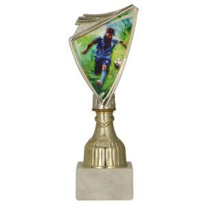 Trofeum plastikowe złote PIŁKA NOŻNA 9297/SOC4-C