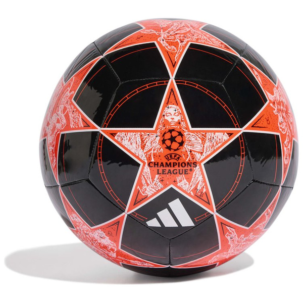 Piłka nożna adidas UCL Club 25/26 League Stage czarno-czerowna