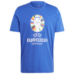 Koszulka męska adidas Euro 2024 Tee niebieska