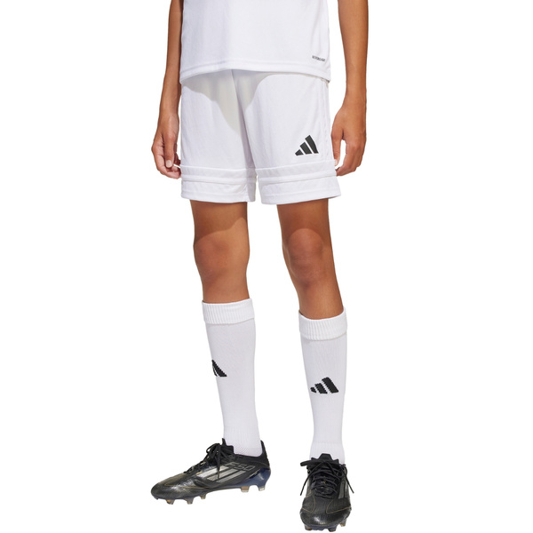 Spodenki dla dzieci adidas Squadra 25 białe JJ2423