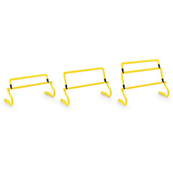 Płotek treningowy składany, regulowana wysokość VTH-COLP Y żółty