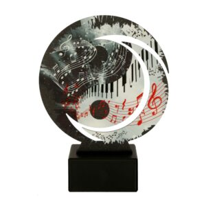 Statuetka metalowa muzyczna MUZYKA WR-MUS-C