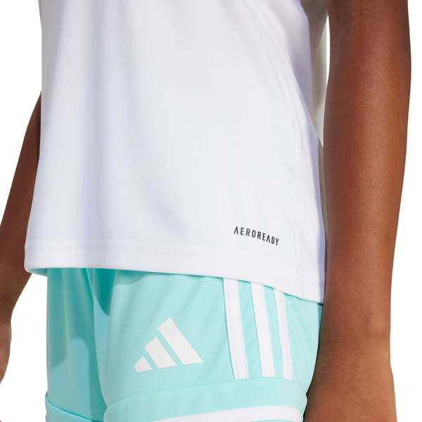 Koszulka dla dzieci adidas Squadra 25 biała JJ0058