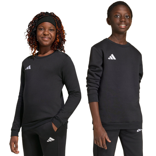Bluza dla dzieci adidas Entrada 26 Sweat Top czarna JZ6554