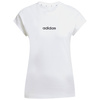 Koszulka damska adidas Essentials Linear Cotton biała JC8239 