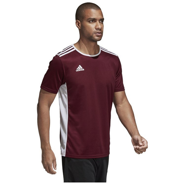 Koszulka męska adidas Entrada 18 bordowa piłkarska, sportowa