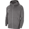 Bluza dla dzieci Nike Park 20 Fleece Full-Zip Hoodie szara CW6891 071